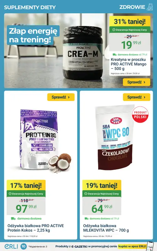 ERLI - gazetka promocyjna Zapasy do domu taniej do -68%! od środy 01.04 do niedzieli 05.04 - strona 10
