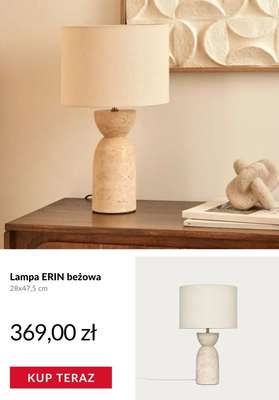 Lampa ERIN beżowa
