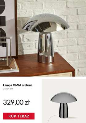 Lampa OMIA srebrna