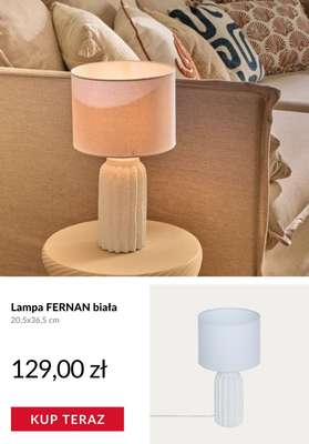 Lampa FERNAN biała