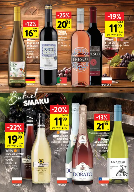 Intermarche - gazetka promocyjna Gazetka alkoholowa od wtorku 31.03 do środy 15.04 - strona 16