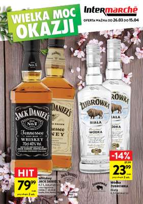 Intermarche - gazetka promocyjna Gazetka alkoholowa od wtorku 31.03 do środy 15.04