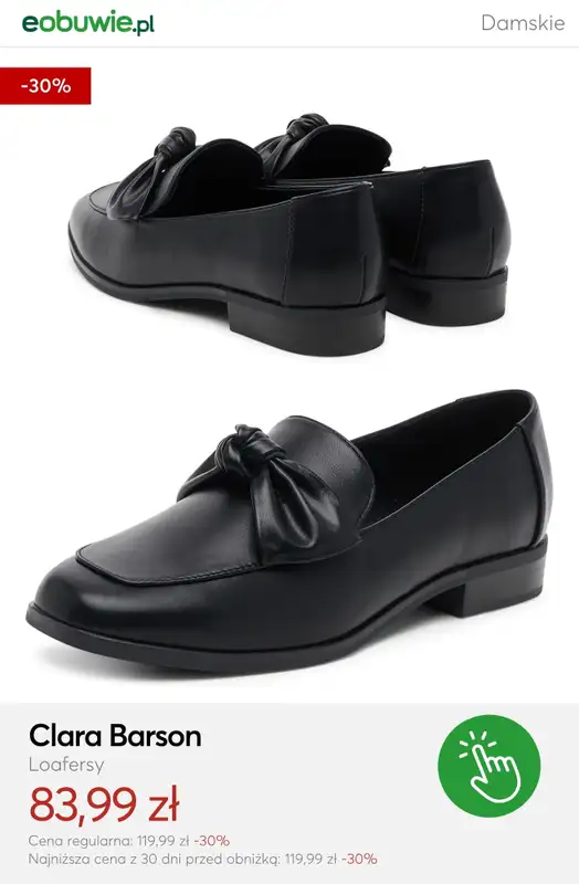 eobuwie.pl - gazetka promocyjna Loafersy i lordsy damskie od wtorku 31.03  - strona 3