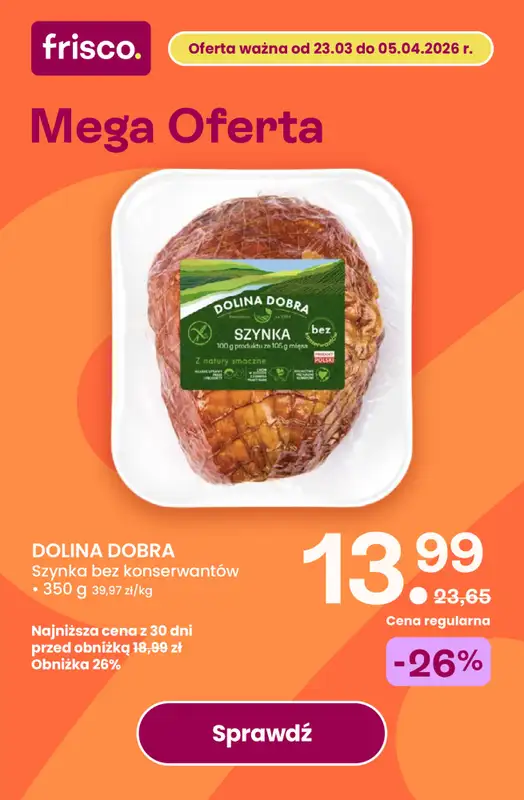 Frisco - gazetka promocyjna Gazetka od wtorku 31.03 do niedzieli 05.04 - strona 11