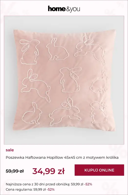 home&you - gazetka promocyjna Wiosenna wyprzedaż do -50% od wtorku 31.03 do czwartku 09.04 - strona 6