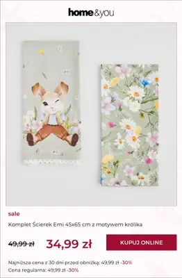 home&you - gazetka promocyjna Wiosenna wyprzedaż do -50% od wtorku 31.03 do czwartku 09.04 - strona 5