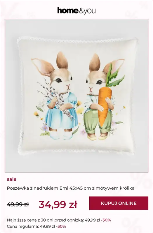 home&you - gazetka promocyjna Wiosenna wyprzedaż do -50% od wtorku 31.03 do czwartku 09.04 - strona 3