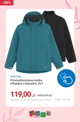 Smyk - gazetka promocyjna Kurtki wiosenne do -50% od wtorku 31.03  - strona 10