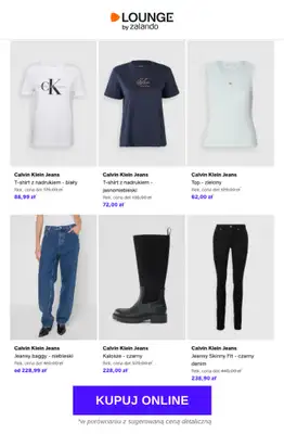 Lounge by Zalando - gazetka promocyjna Specjalne okazje: Calvin Klein Jeans od wtorku 31.03 do piątku 03.04 - strona 5