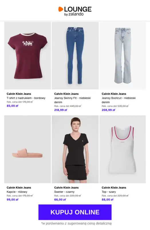 Lounge by Zalando - gazetka promocyjna Specjalne okazje: Calvin Klein Jeans od wtorku 31.03 do piątku 03.04 - strona 4