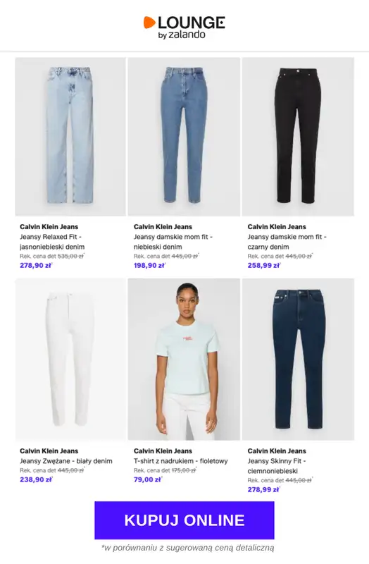 Lounge by Zalando - gazetka promocyjna Specjalne okazje: Calvin Klein Jeans od wtorku 31.03 do piątku 03.04 - strona 3