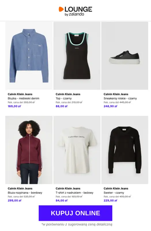 Lounge by Zalando - gazetka promocyjna Specjalne okazje: Calvin Klein Jeans od wtorku 31.03 do piątku 03.04 - strona 8