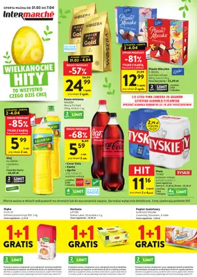 Intermarche - gazetka promocyjna Ulotka Kupony od wtorku 31.03 do wtorku 07.04