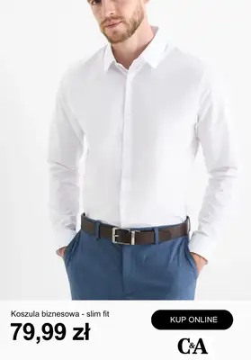 C&A - gazetka promocyjna Koszule męskie od 79,99 zł od wtorku 31.03  - strona 4