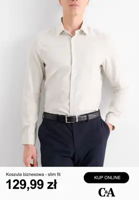 C&A - gazetka promocyjna Koszule męskie od 79,99 zł od wtorku 31.03  - strona 12