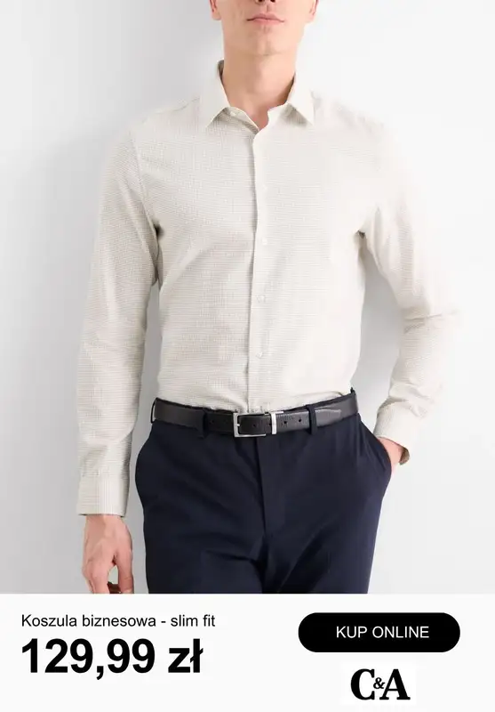 C&A - gazetka promocyjna Koszule męskie od 79,99 zł od wtorku 31.03  - strona 12