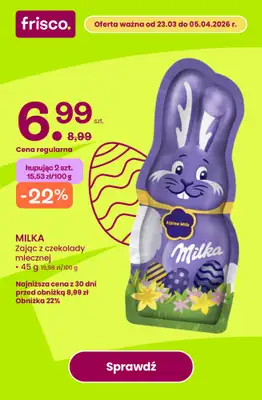 Frisco - gazetka promocyjna Świętuj Wielkanoc z nami! od wtorku 31.03 do niedzieli 05.04 - strona 5