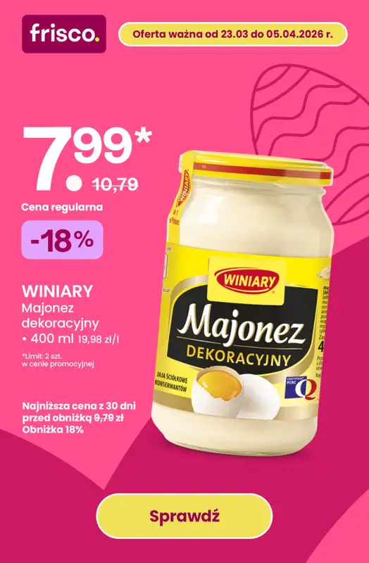 Frisco - gazetka promocyjna Świętuj Wielkanoc z nami! od wtorku 31.03 do niedzieli 05.04 - strona 4