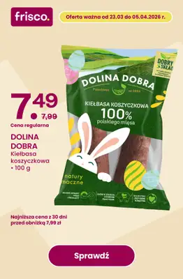 Frisco - gazetka promocyjna Świętuj Wielkanoc z nami! od wtorku 31.03 do niedzieli 05.04 - strona 14