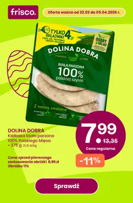 Frisco - gazetka promocyjna Świętuj Wielkanoc z nami! od wtorku 31.03 do niedzieli 05.04 - strona 2