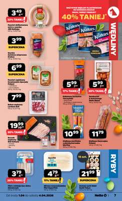 Netto - gazetka promocyjna Gazetka Spożywcza od środy 01.04 do soboty 04.04 - strona 7