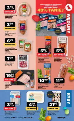 Netto - gazetka promocyjna Gazetka Spożywcza od środy 01.04 do soboty 04.04 - strona 7