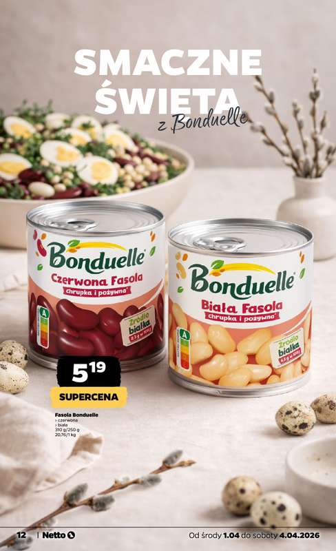 Netto - gazetka promocyjna Gazetka Spożywcza od środy 01.04 do soboty 04.04 - strona 12
