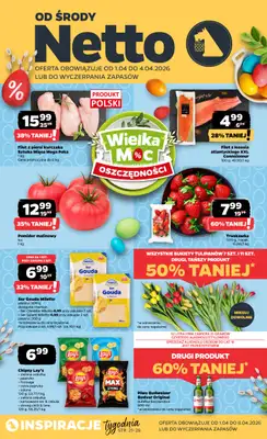 Netto - gazetka promocyjna Gazetka Spożywcza od środy 01.04 do soboty 04.04