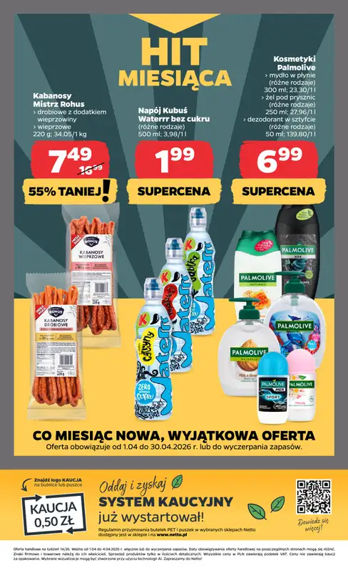 Netto - gazetka promocyjna Gazetka Spożywcza od środy 01.04 do soboty 04.04 - strona 24