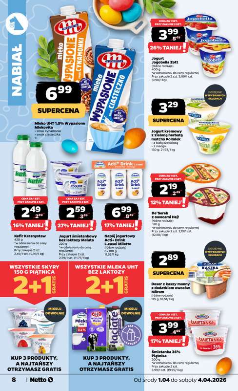 Netto - gazetka promocyjna Gazetka Spożywcza od środy 01.04 do soboty 04.04 - strona 8