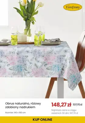 WIELKANOC - gazetka promocyjna Eurofirany | Obrusy wielkanocne od wtorku 31.03  - strona 3