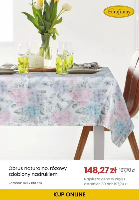 WIELKANOC - gazetka promocyjna Eurofirany | Obrusy wielkanocne od wtorku 31.03  - strona 3