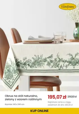 WIELKANOC - gazetka promocyjna Eurofirany | Obrusy wielkanocne od wtorku 31.03  - strona 8