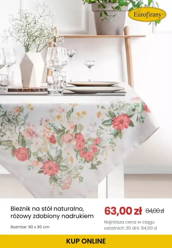 WIELKANOC - gazetka promocyjna Eurofirany | Obrusy wielkanocne od wtorku 31.03  - strona 2