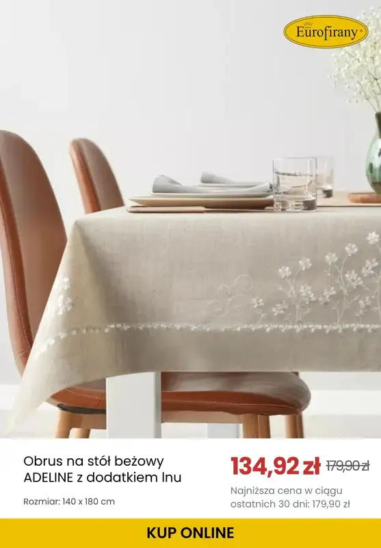 WIELKANOC - gazetka promocyjna Eurofirany | Obrusy wielkanocne od wtorku 31.03  - strona 5
