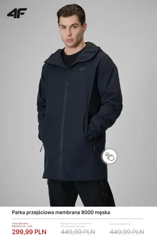 4F - gazetka promocyjna Kurtki przeciwdeszczowe od wtorku 31.03  - strona 3
