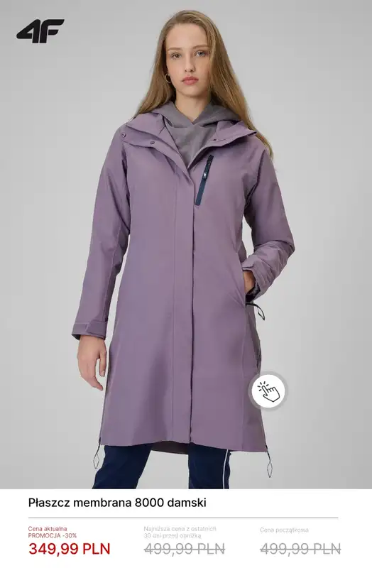 4F - gazetka promocyjna Kurtki przeciwdeszczowe od wtorku 31.03  - strona 12