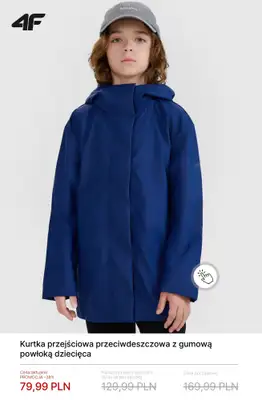 4F - gazetka promocyjna Kurtki przeciwdeszczowe od wtorku 31.03  - strona 8