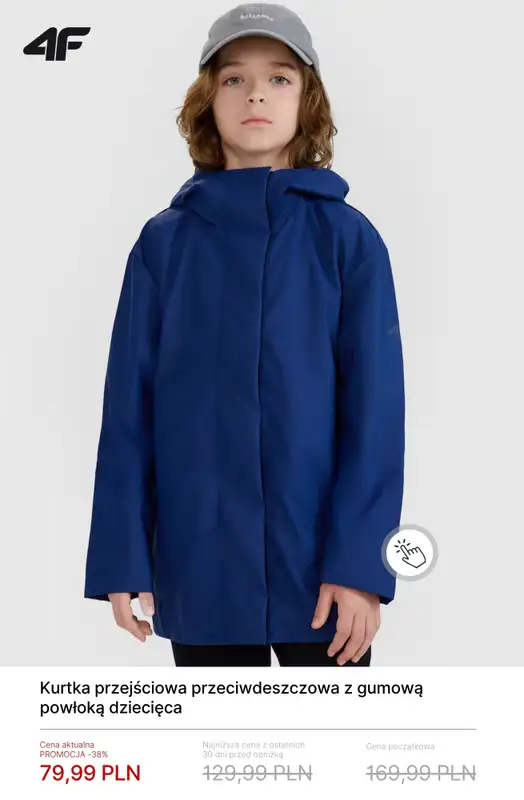 4F - gazetka promocyjna Kurtki przeciwdeszczowe od wtorku 31.03  - strona 8