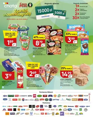 Chata Polska - gazetka promocyjna Zgarniaj wiosenne nagrody 9.04-31.05  do niedzieli 31.05 - strona 4