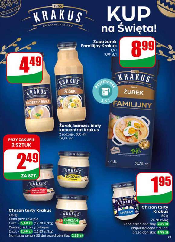 Dino - gazetka promocyjna Gazetka 14 / 2026 od środy 01.04 do wtorku 07.04 - strona 23