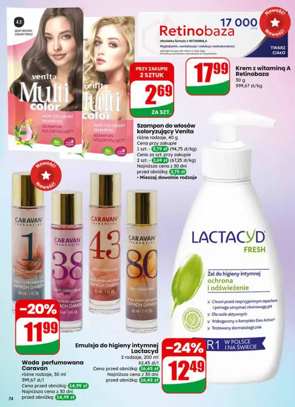 Dino - gazetka promocyjna Gazetka 14 / 2026 od środy 01.04 do wtorku 07.04 - strona 74