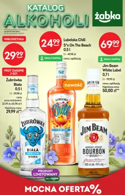 Żabka - gazetka promocyjna Katalog alkoholowy od środy 01.04 do wtorku 14.04