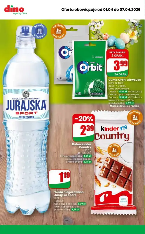 Dino - gazetka promocyjna Najlepsze promocje! od środy 01.04 do wtorku 07.04 - strona 9