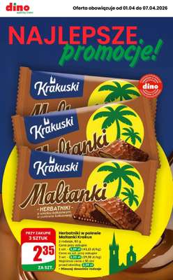 Dino - gazetka promocyjna Najlepsze promocje! od środy 01.04 do wtorku 07.04
