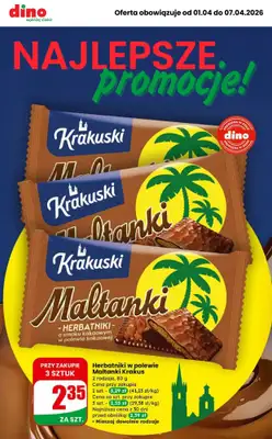 Dino - gazetka promocyjna Najlepsze promocje! od środy 01.04 do wtorku 07.04