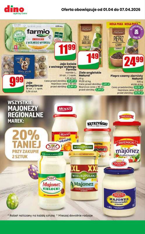 Dino - gazetka promocyjna Najlepsze promocje! od środy 01.04 do wtorku 07.04 - strona 7