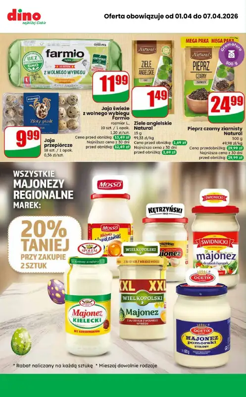 Dino - gazetka promocyjna Najlepsze promocje! od środy 01.04 do wtorku 07.04 - strona 7