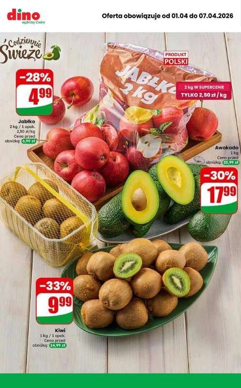 Dino - gazetka promocyjna Najlepsze promocje! od środy 01.04 do wtorku 07.04 - strona 4