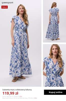 Greenpoint - gazetka promocyjna Sukienki z wyprzedaży od wtorku 31.03  - strona 12